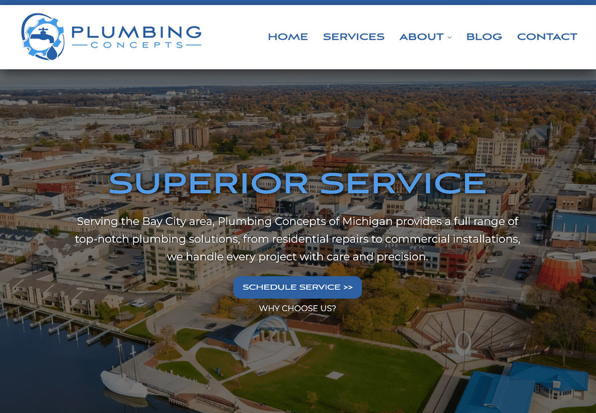 Plumbing Concepts of Michigan Launches Website