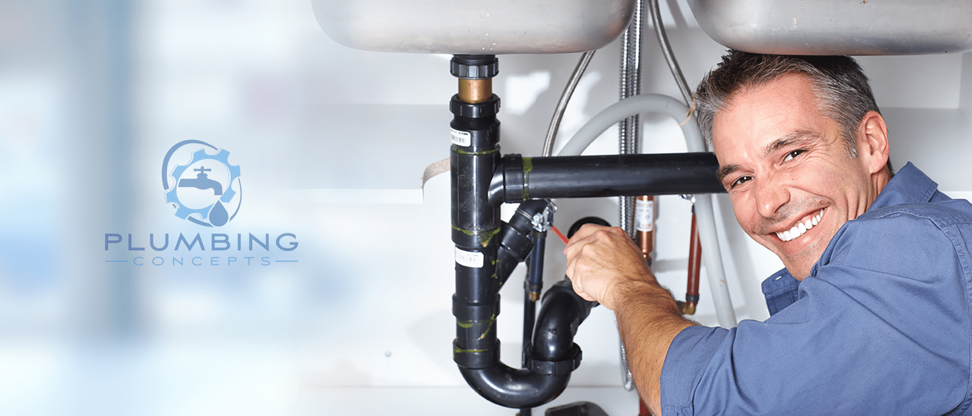 Plumbing Concepts of Michigan Plumbers Kawkawlin MI Banner