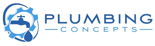 Plumbing Concepts of Michigan Plumbers Kawkawlin MI Logo Horizontal